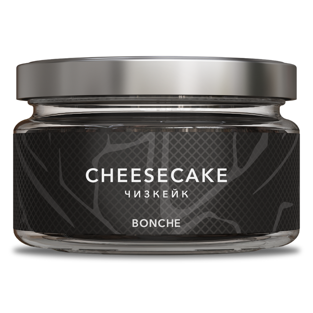 LE TABAC Bonche Cheesecake scented product jar with black label and silver lid