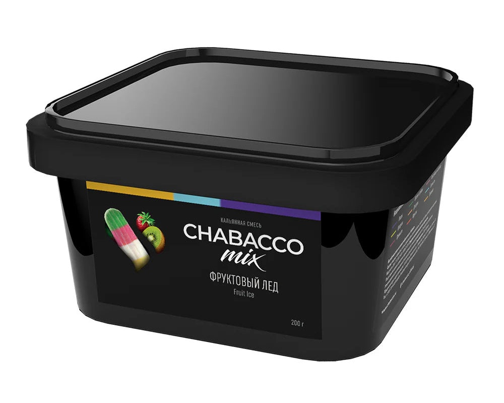 LE TABAC Chabacco Mix Fruit Ice flavored shisha tobacco in a black rectangular container