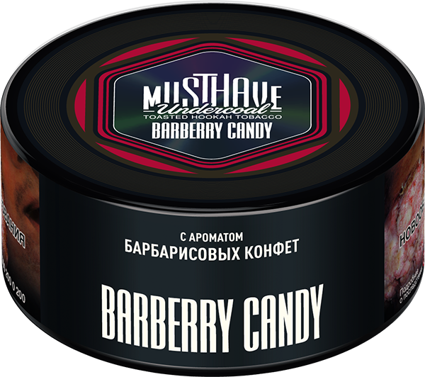 LE TABAC Musthave Undercoals toasted hookah tobacco Barberry Candy flavor in black packaging