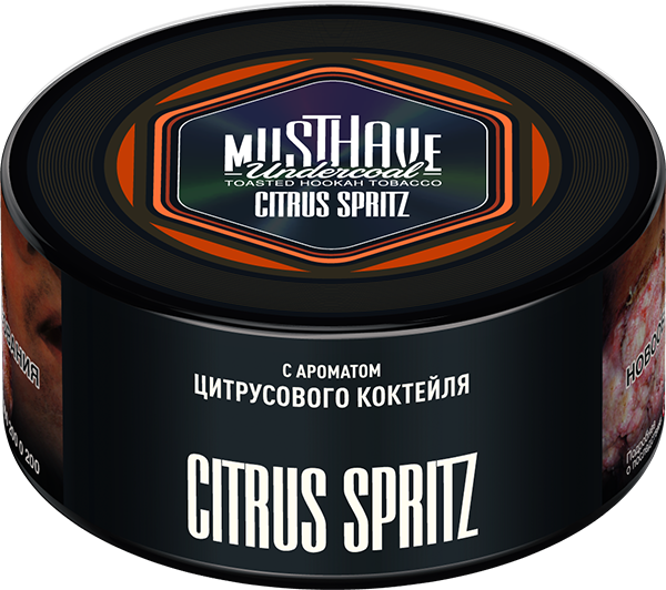 LE TABAC Musthave Citrus Spritz undercool toasted hookah tobacco in black container