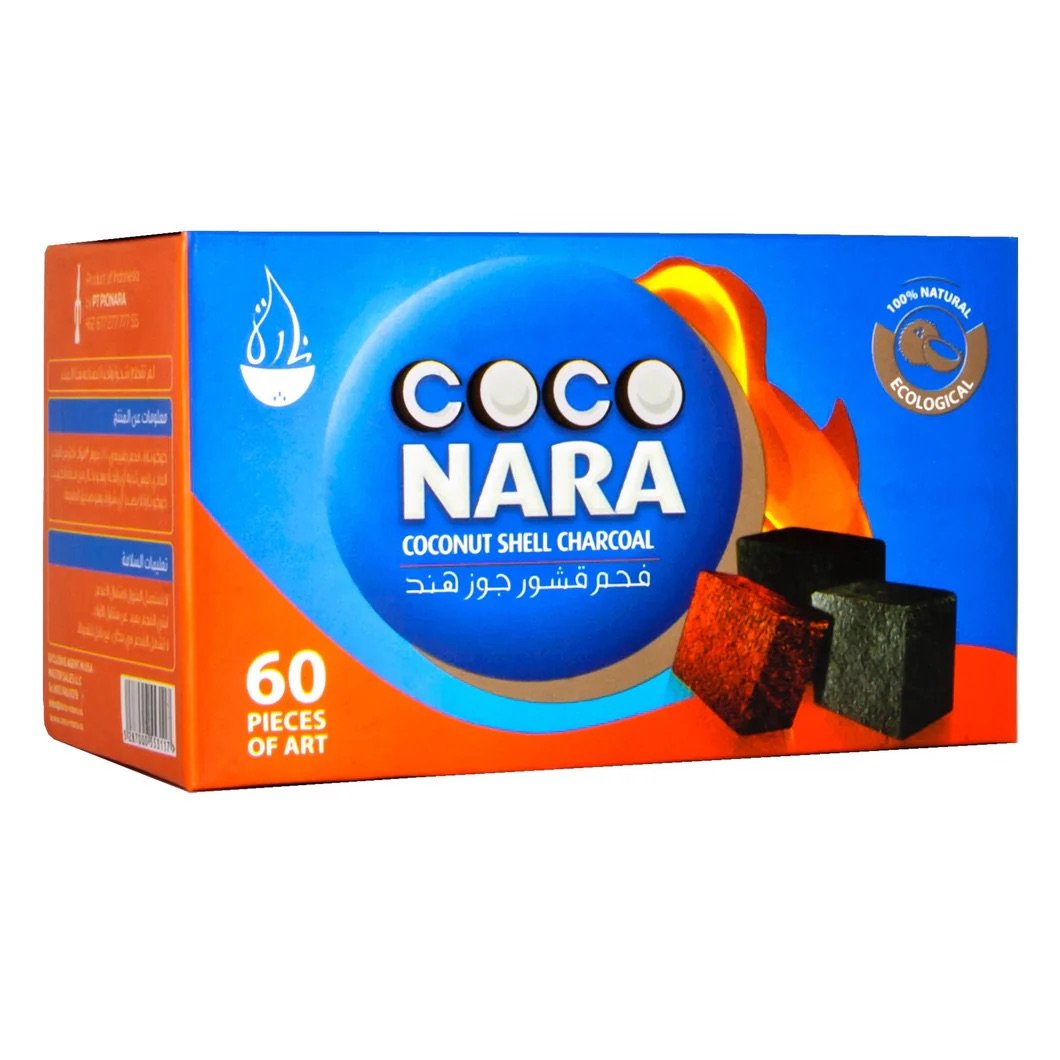 Coco Nara Coconut Charcoal - Flats 1Kg 60 Pieces