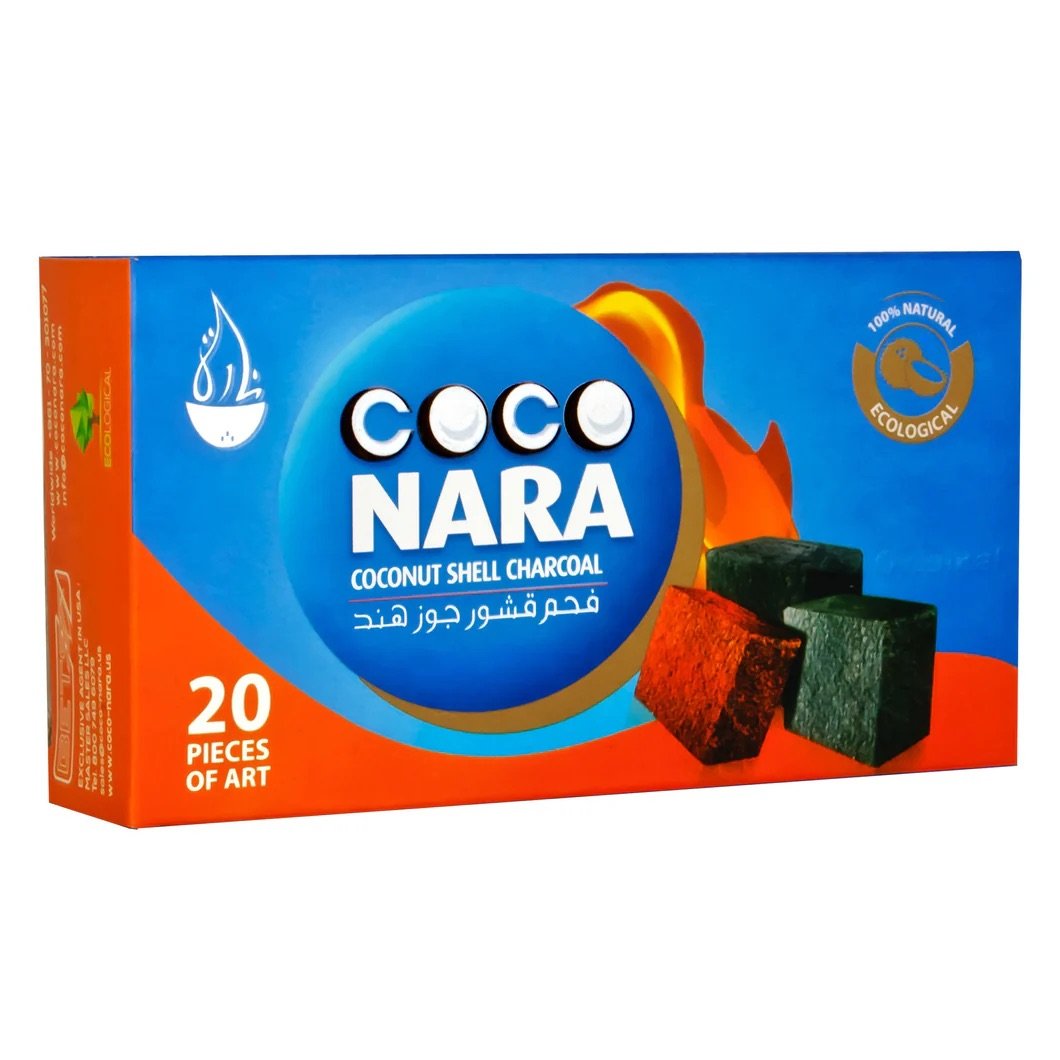 Coco Nara Coconut Charcoal - Flats 20 Pieces