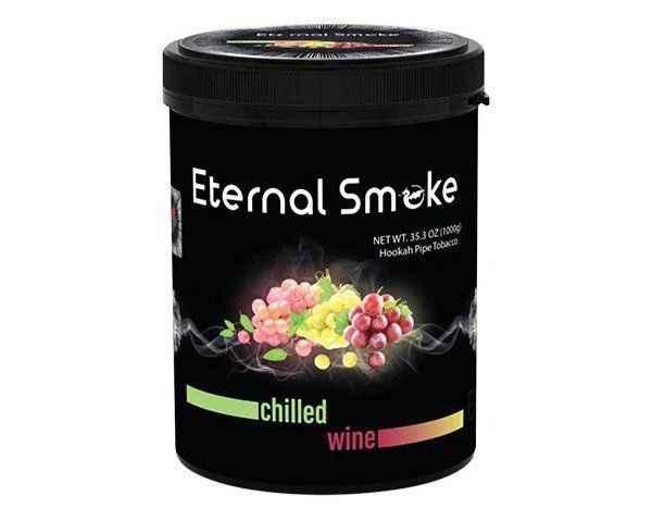 Eternal Smoke Chilled Wine flavored hookah pipe tobacco 1000g container by LE TABAC