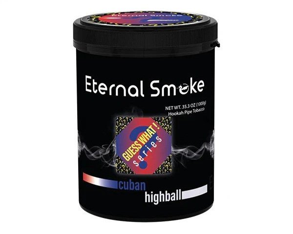 Eternal Smoke Cuban Highball Hookah Pipe Tobacco 1000g jar by LE TABAC