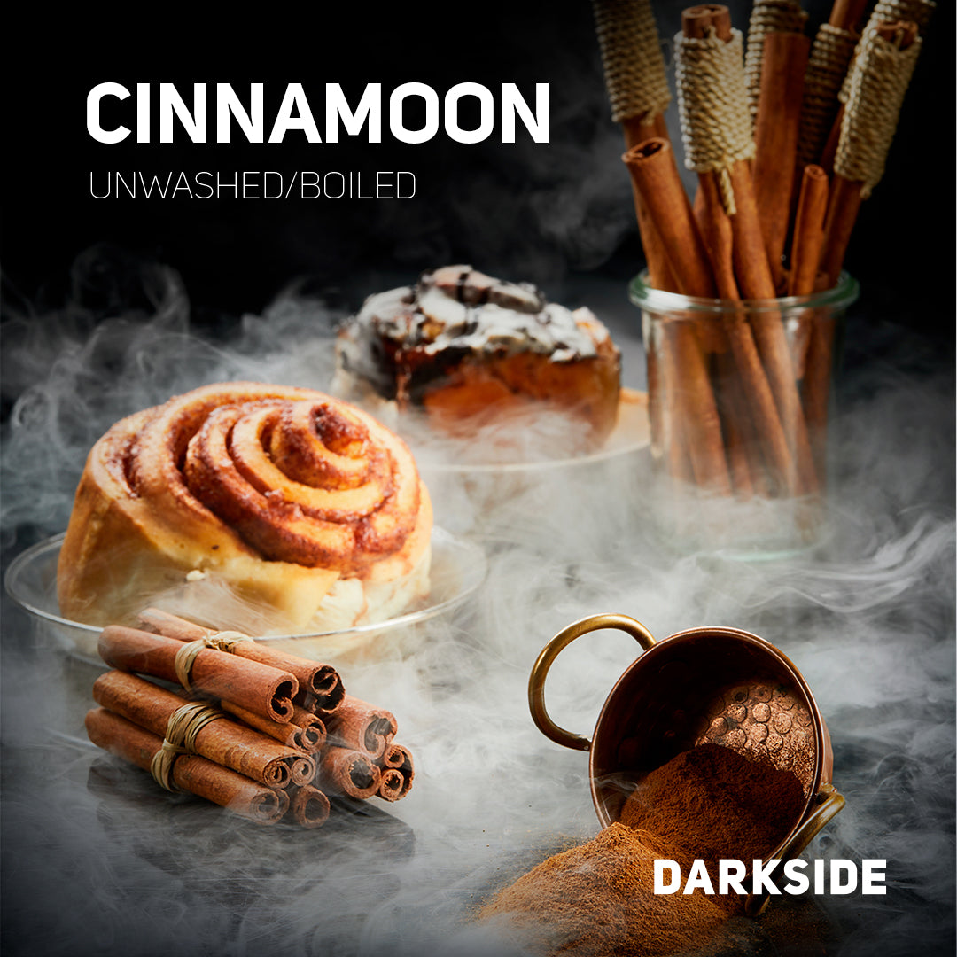 LE TABAC Darkside CINNAMOON unwashed boiled cinnamon rolls and cinnamon sticks with powder