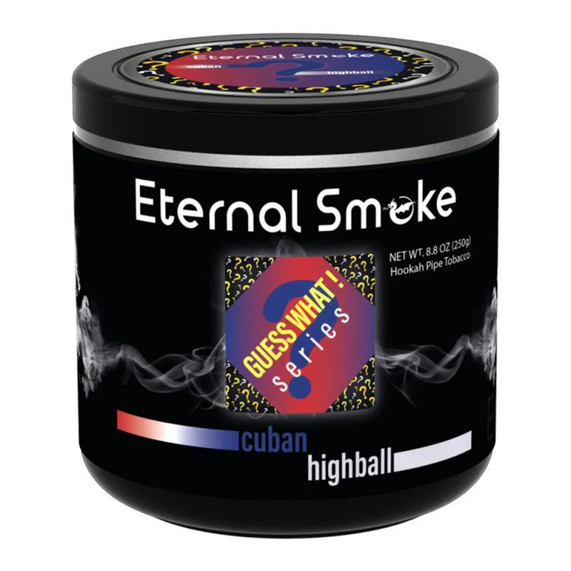 Eternal Smoke Cuban Highball Hookah Pipe Tobacco 8.8 oz container by LE TABAC