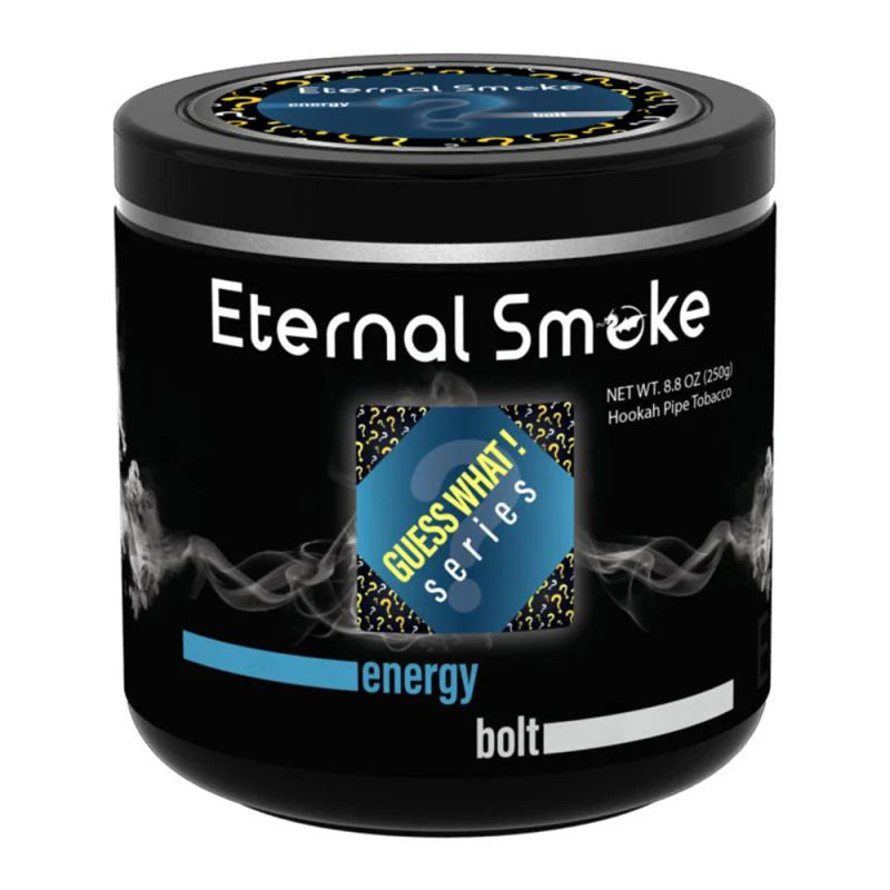 Eternal Smoke Energy Bolt hookah pipe tobacco 8.8 oz container by LE TABAC