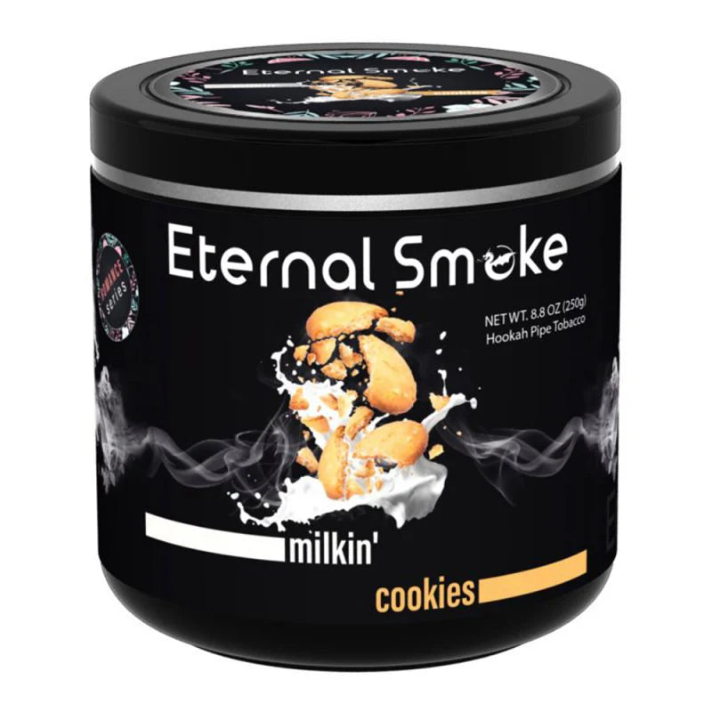 Eternal Smoke milkin' cookies hookah pipe tobacco 8.8 oz container by LE TABAC