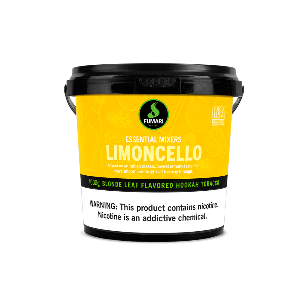 Fumari Limoncello Blonde Leaf Flavored Hookah Tobacco 1000g with sweet lemon taste