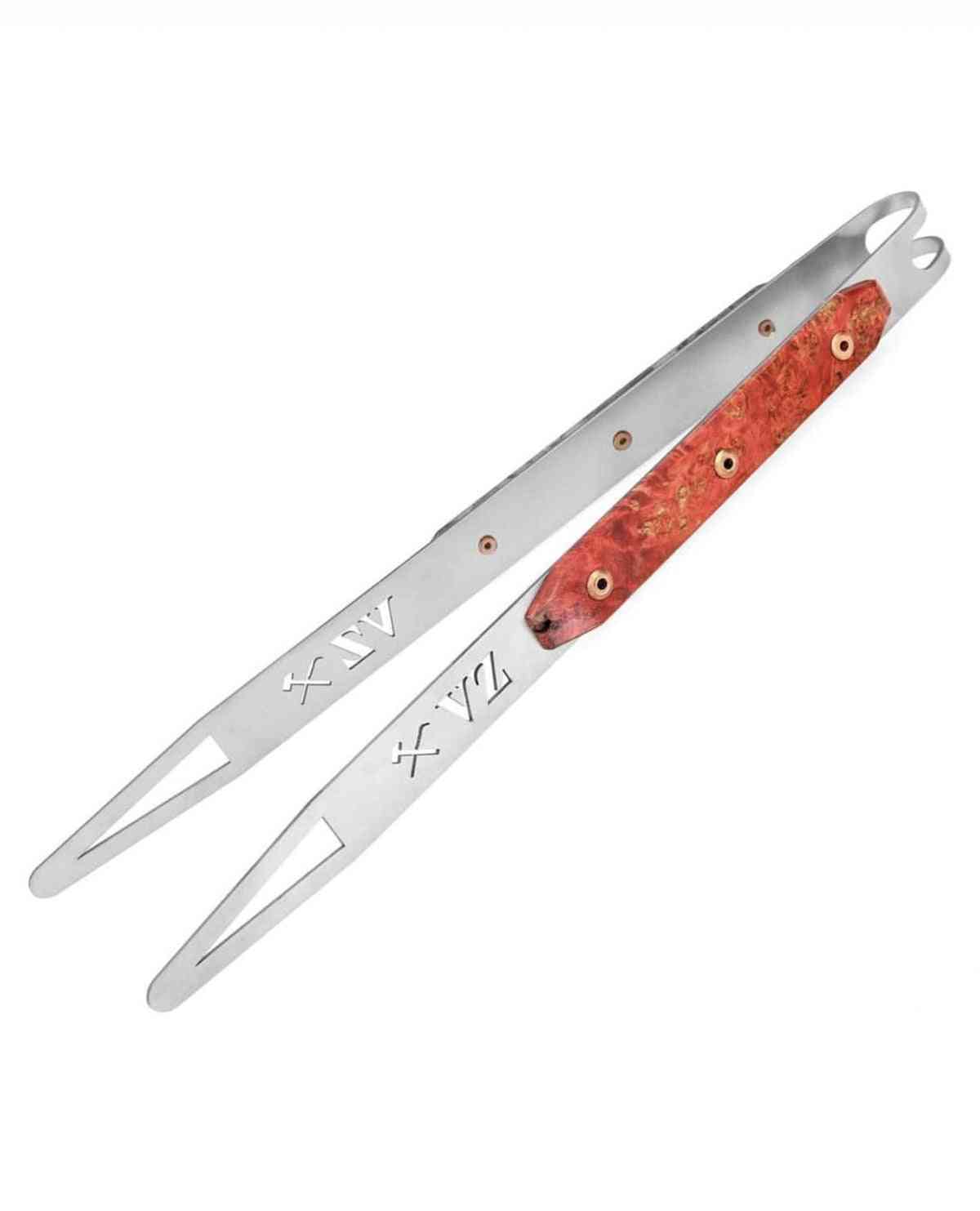 VZ Hookah Stainless Steel/Wood Tongs