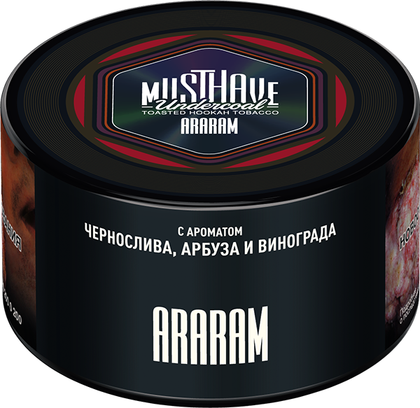 LE TABAC Musthave Undercoal Araram toasted hookah tobacco with plum watermelon and grape flavor