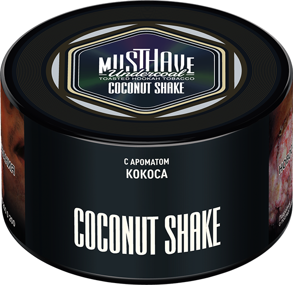 LE TABAC Musthave Underwood Coconut Shake toasted hookah tobacco in black container
