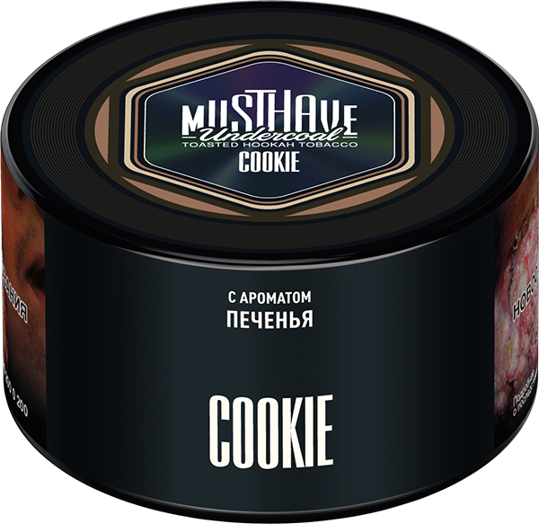 LE TABAC Musthave Underwood Cookie Toasted Hookah Tobacco in a black round container