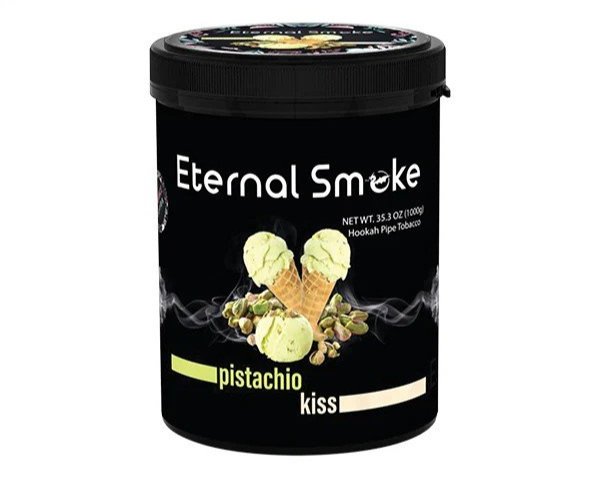 Eternal Smoke pistachio kiss hookah tobacco container by LE TABAC with pistachio ice cream image