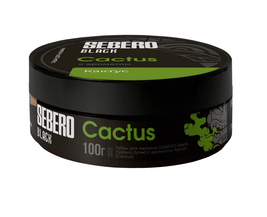 SEBERO Black Cactus flavored 100g hookah tobacco canister by LE TABAC